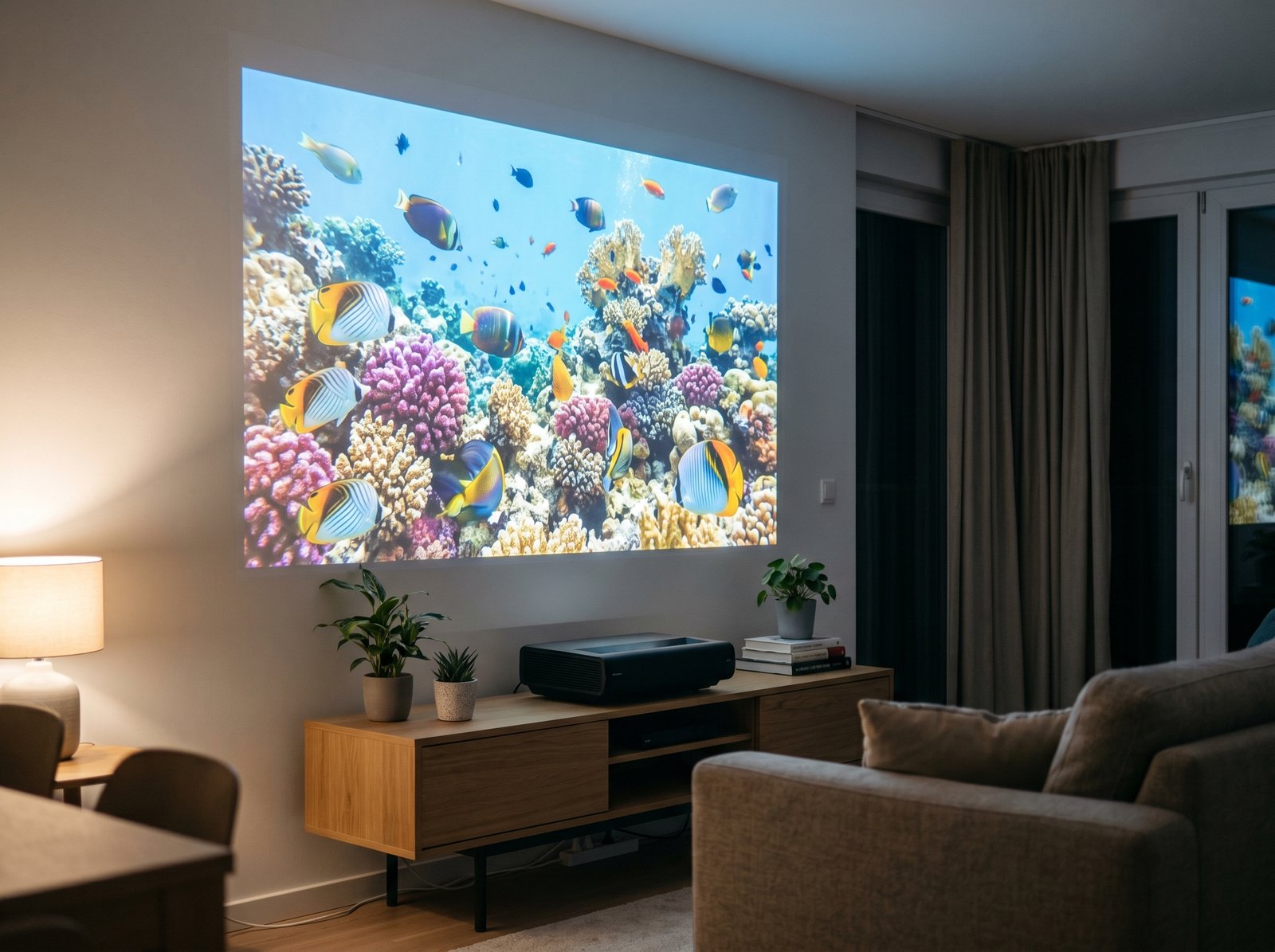 Projetores Ultracurtos: O Futuro dos Setups Premium Substituindo as TVs Gigantes