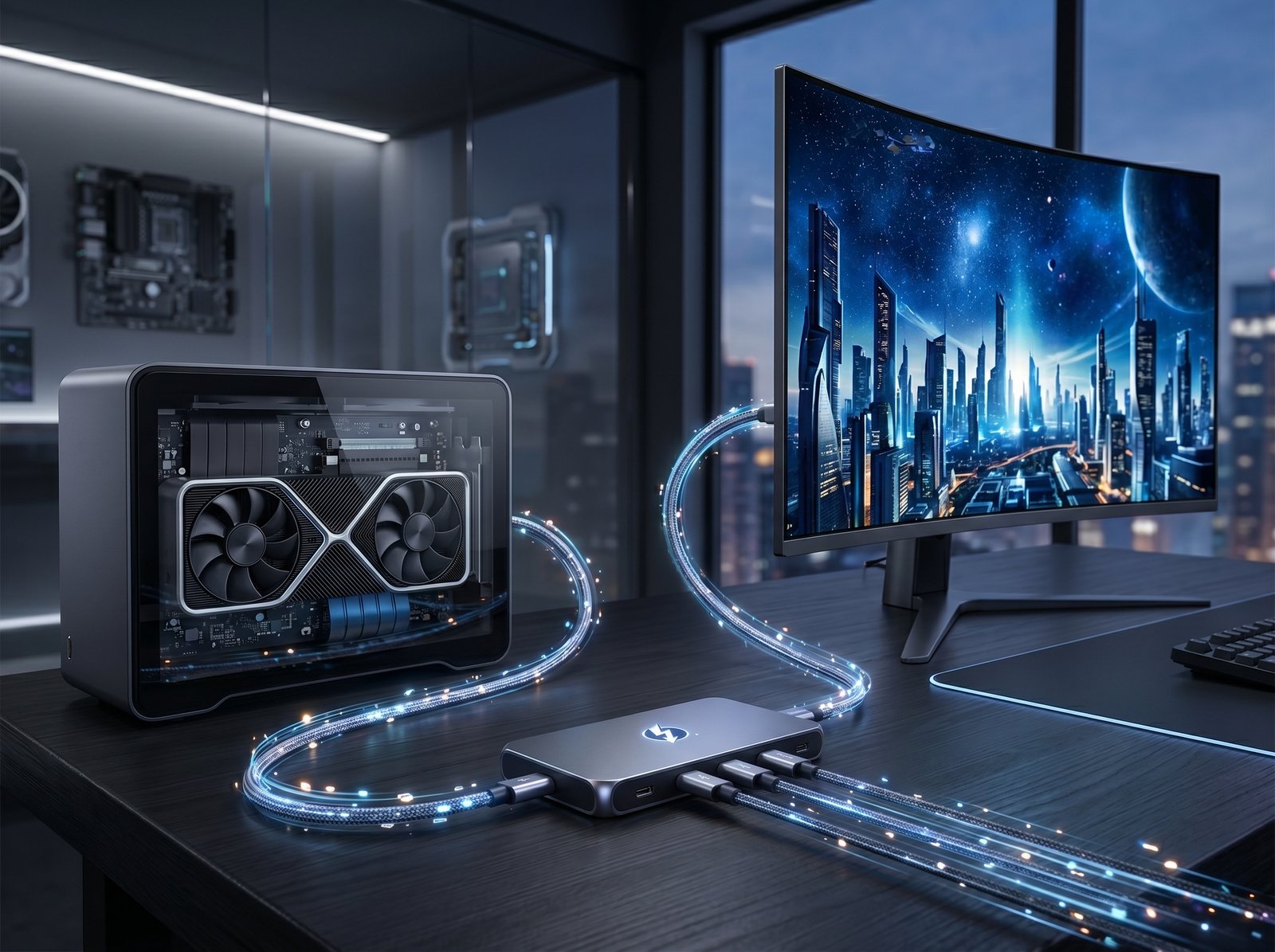 Thunderbolt 5: A Unificação de Telas 8K e Placas de Vídeo Externas